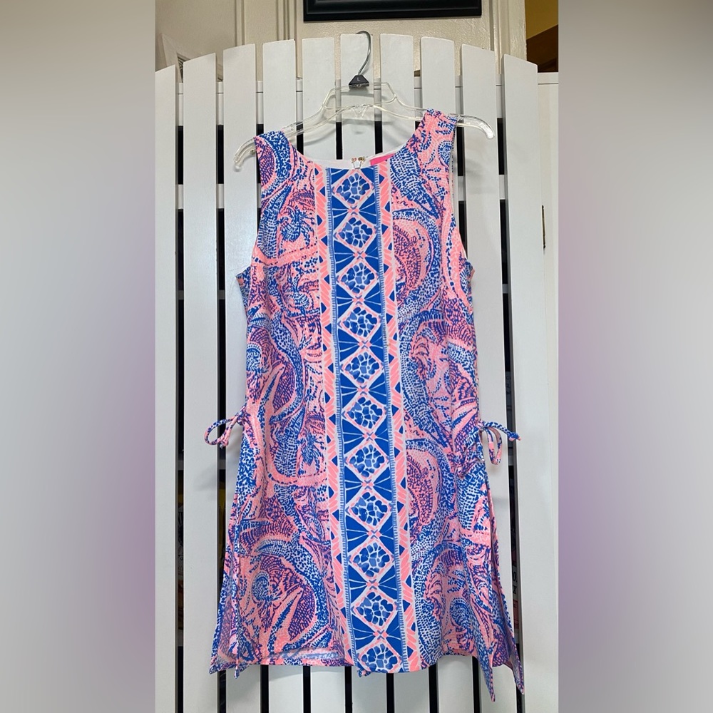 Lilly Pulitzer Pink and Blue Romper Women’s Size 0